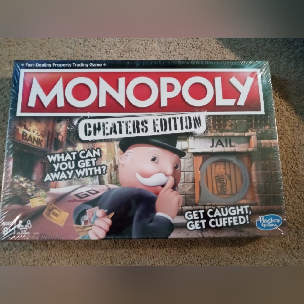 Unopened monopoly cheaters edition